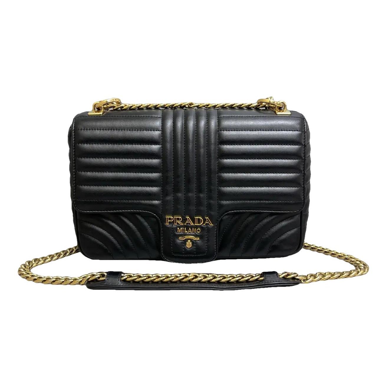 Diagramme leather handbag