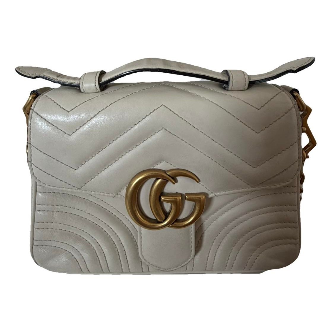 GG Marmont Flap leather handbag
