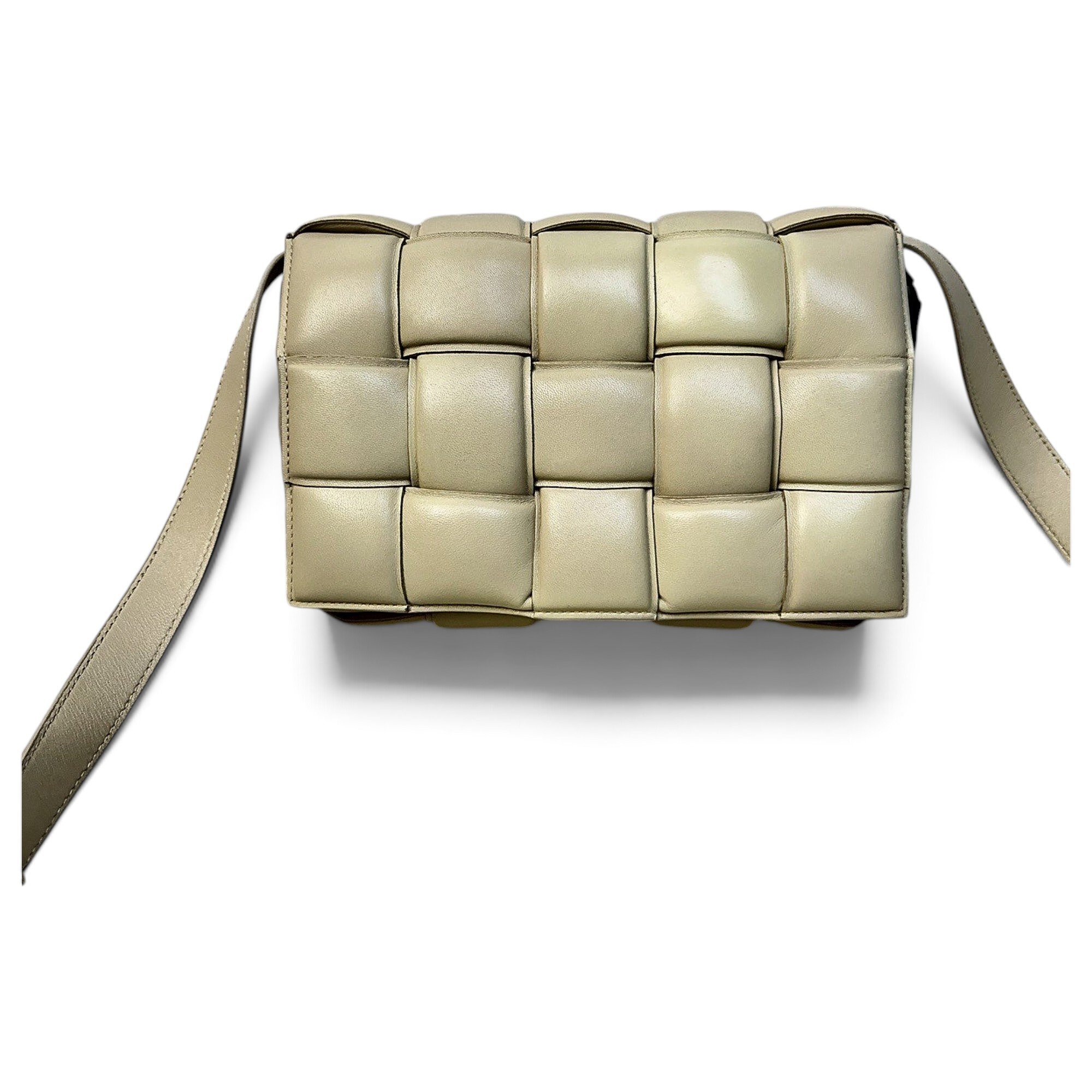 Cassette Padded leather handbag