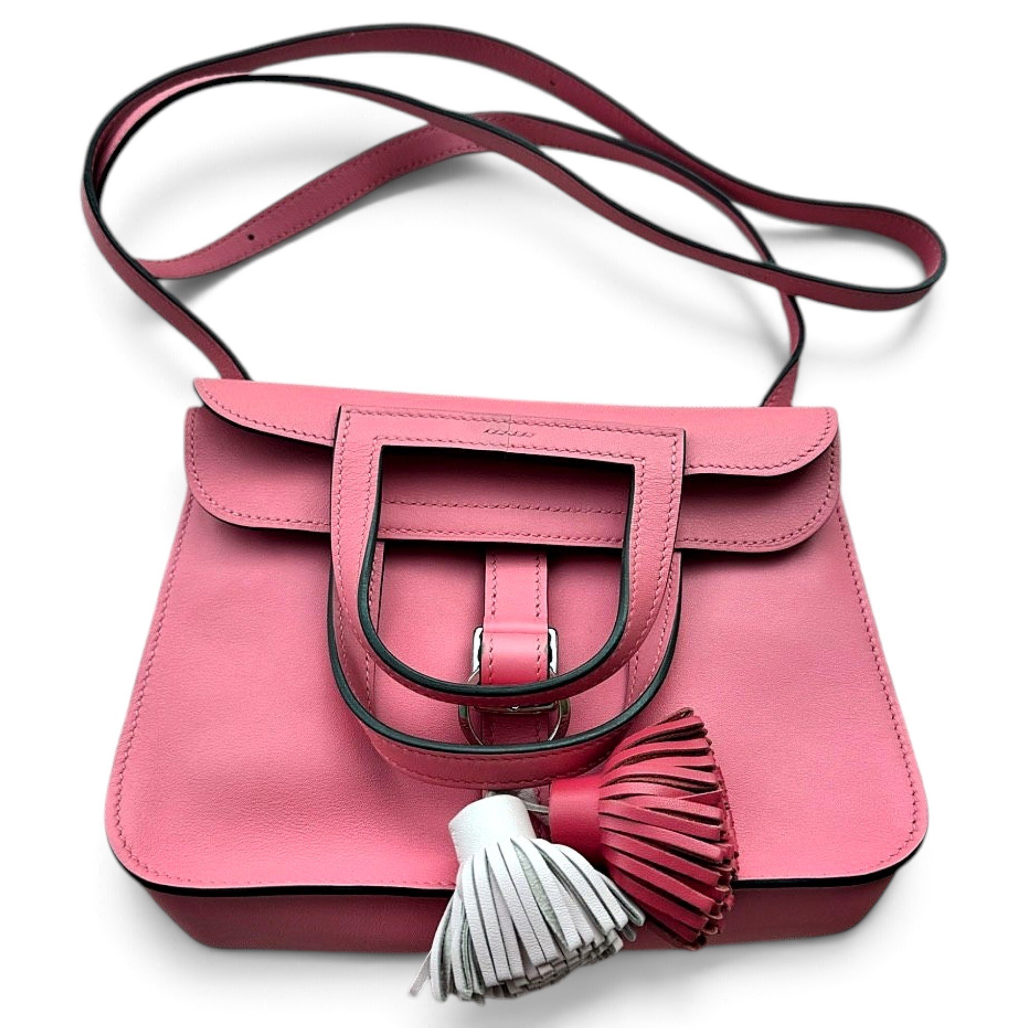 Halzan leather crossbody bag