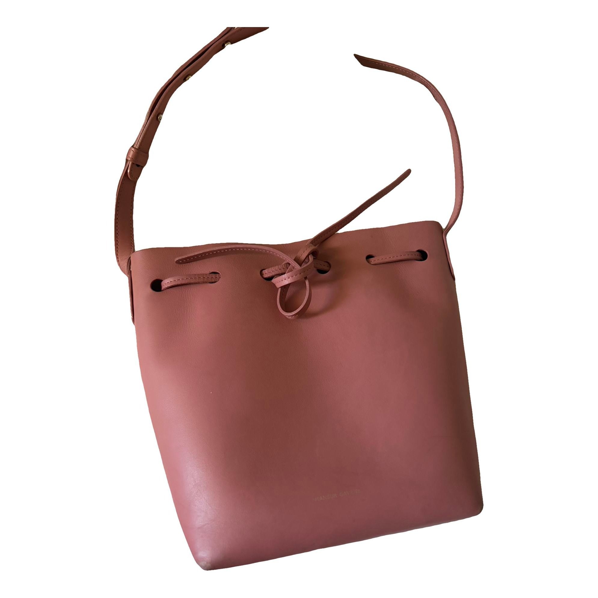 Bucket leather bag