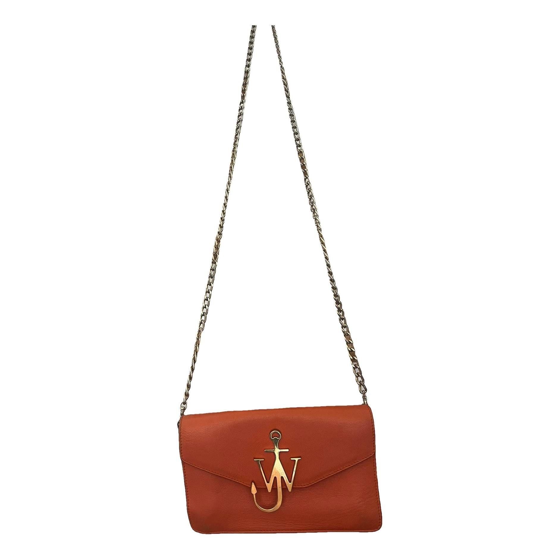 Logo leather handbag