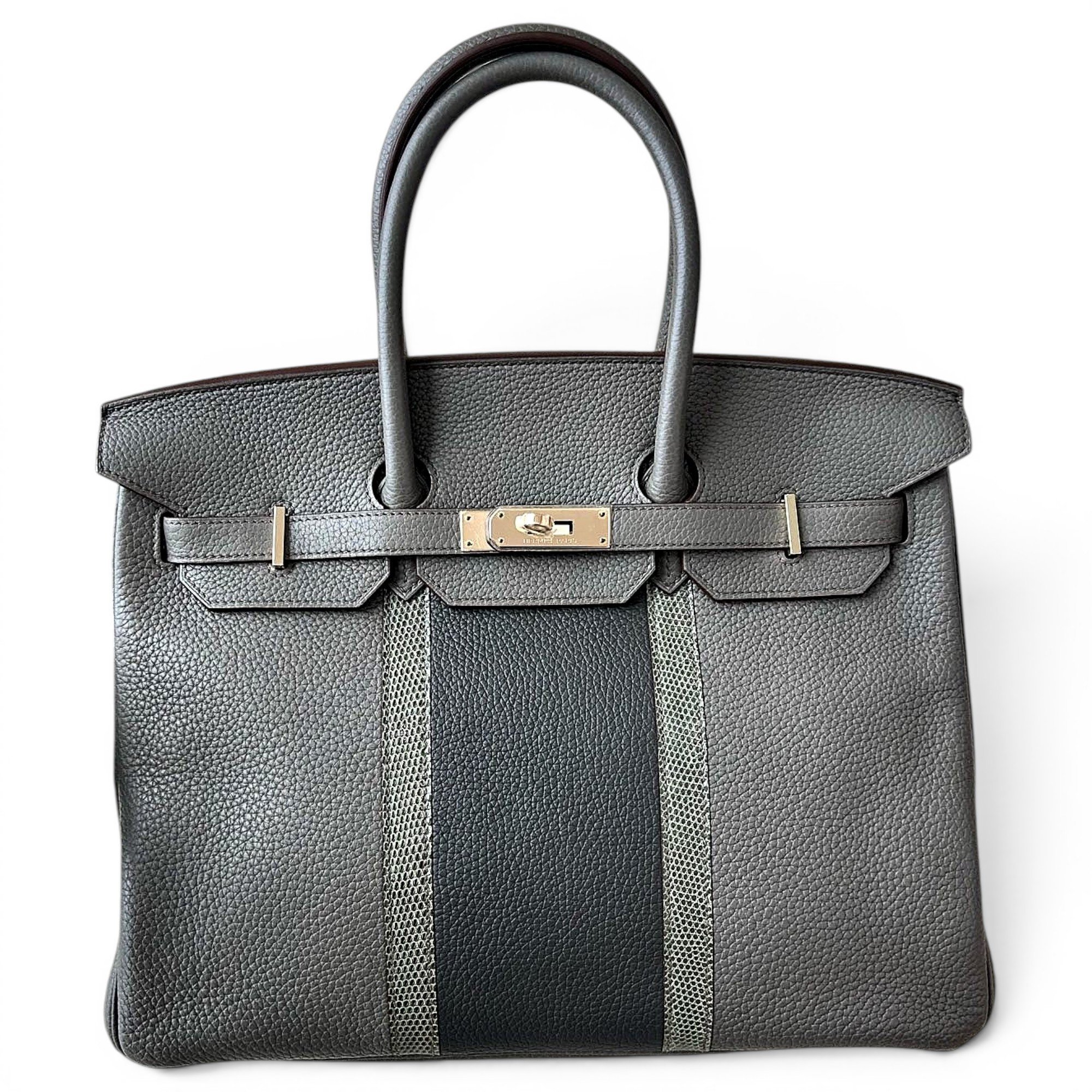 Birkin 35 leather handbag