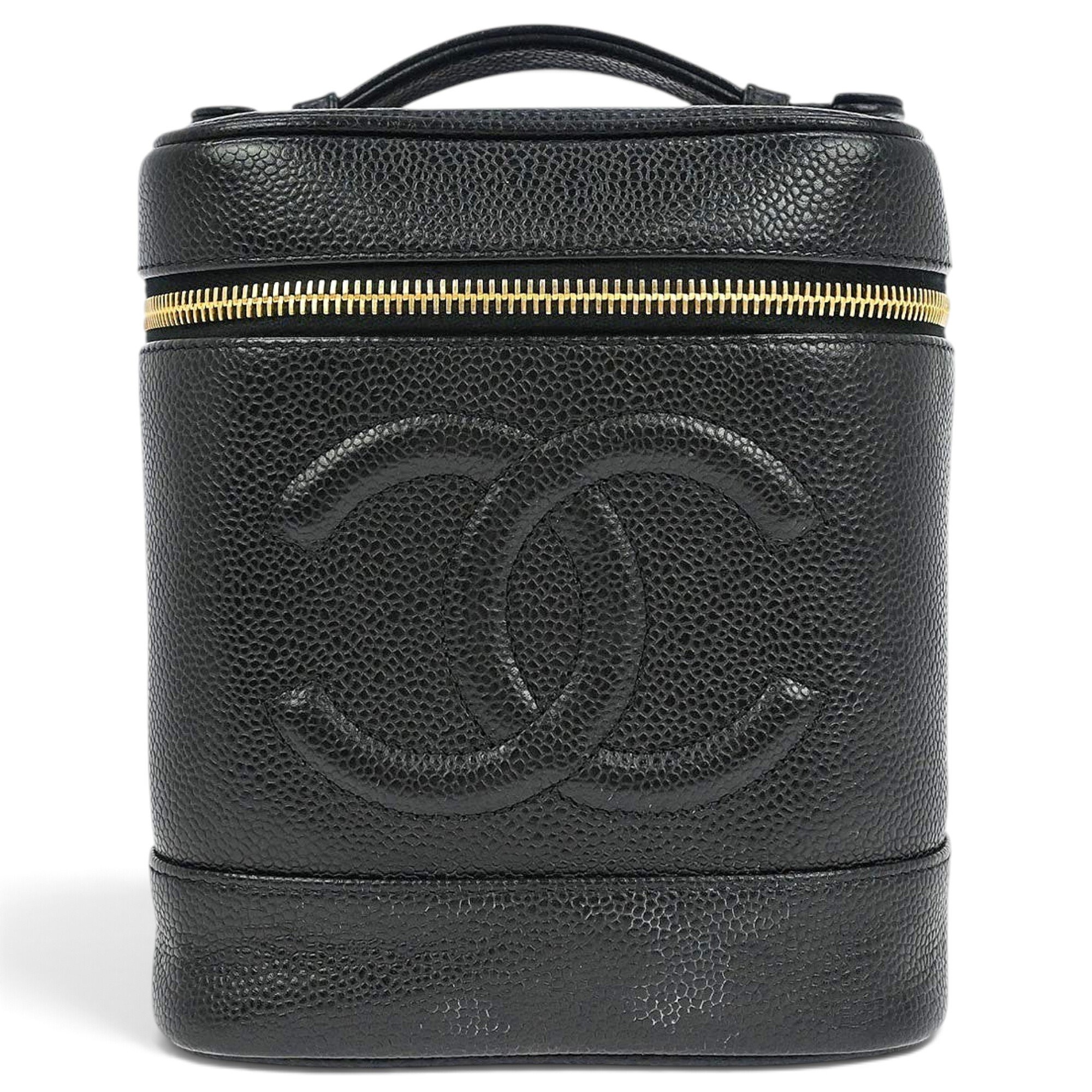 Vanity leather handbag