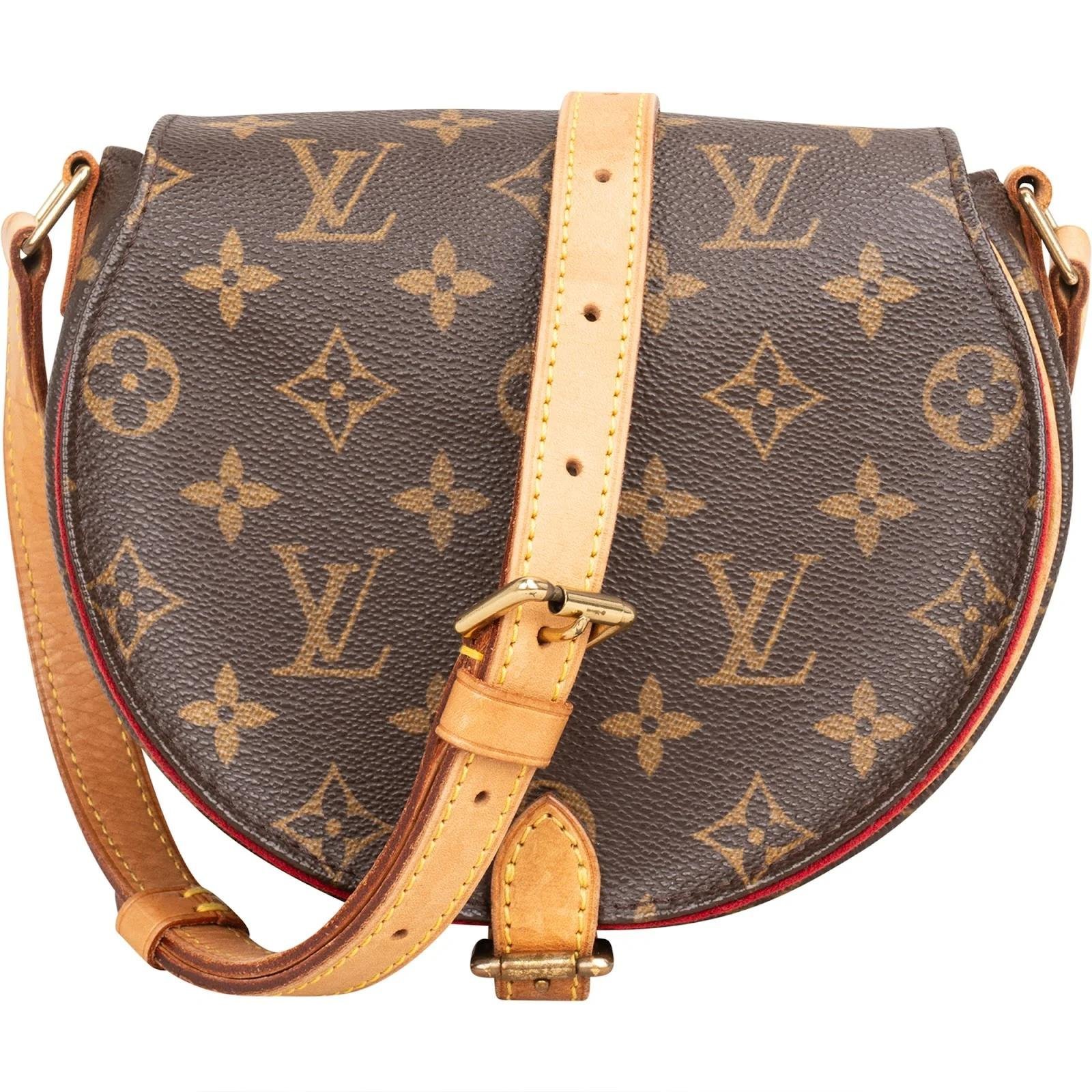 Tambourin leather crossbody bag