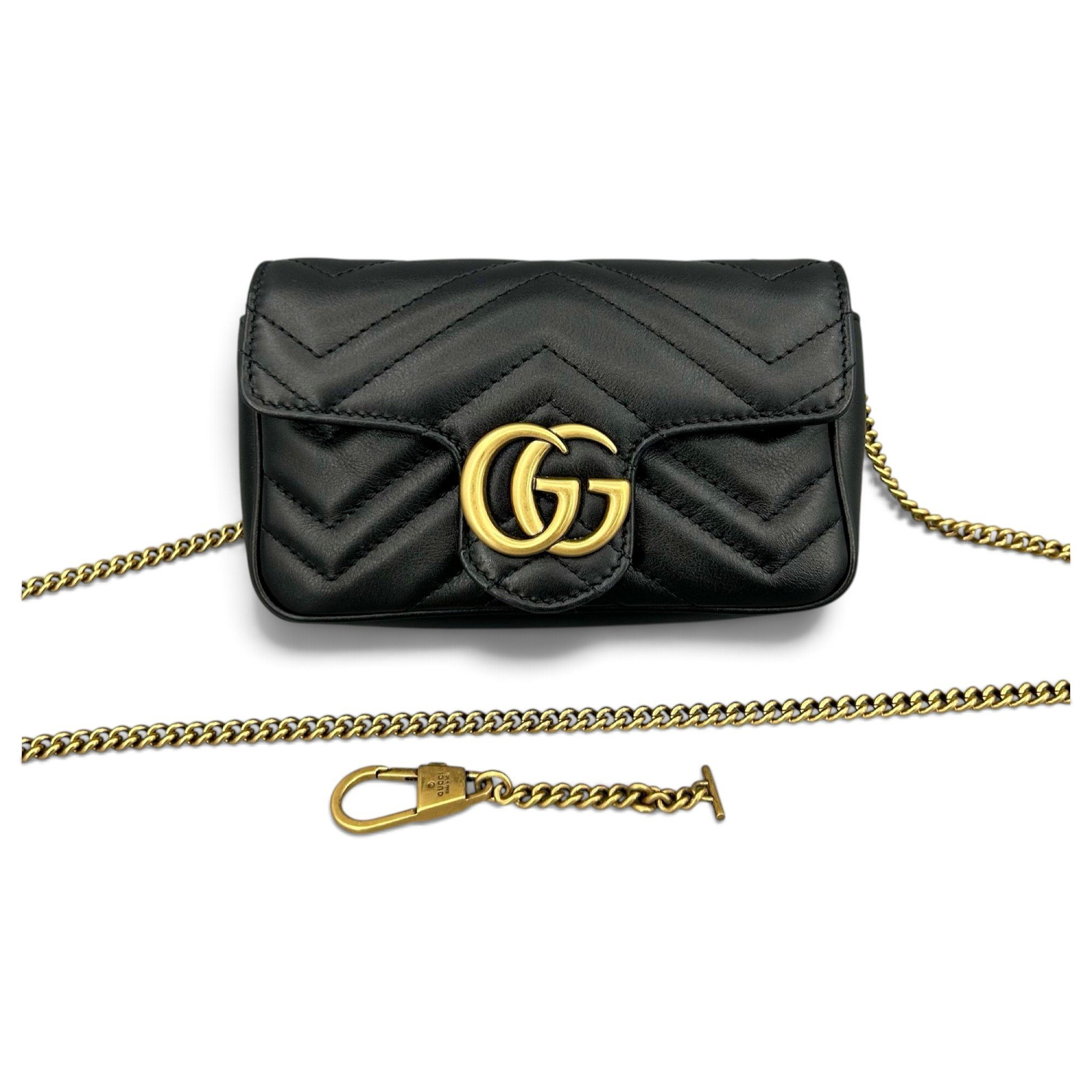 GG Marmont Flap leather mini bag