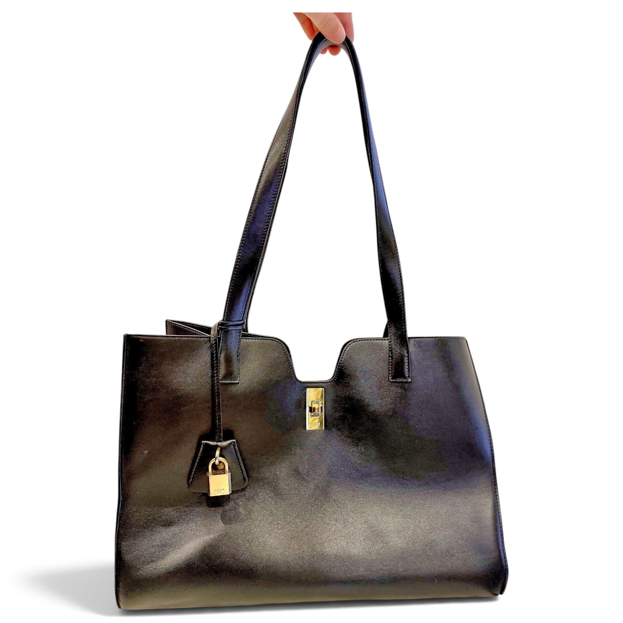 Leather handbag