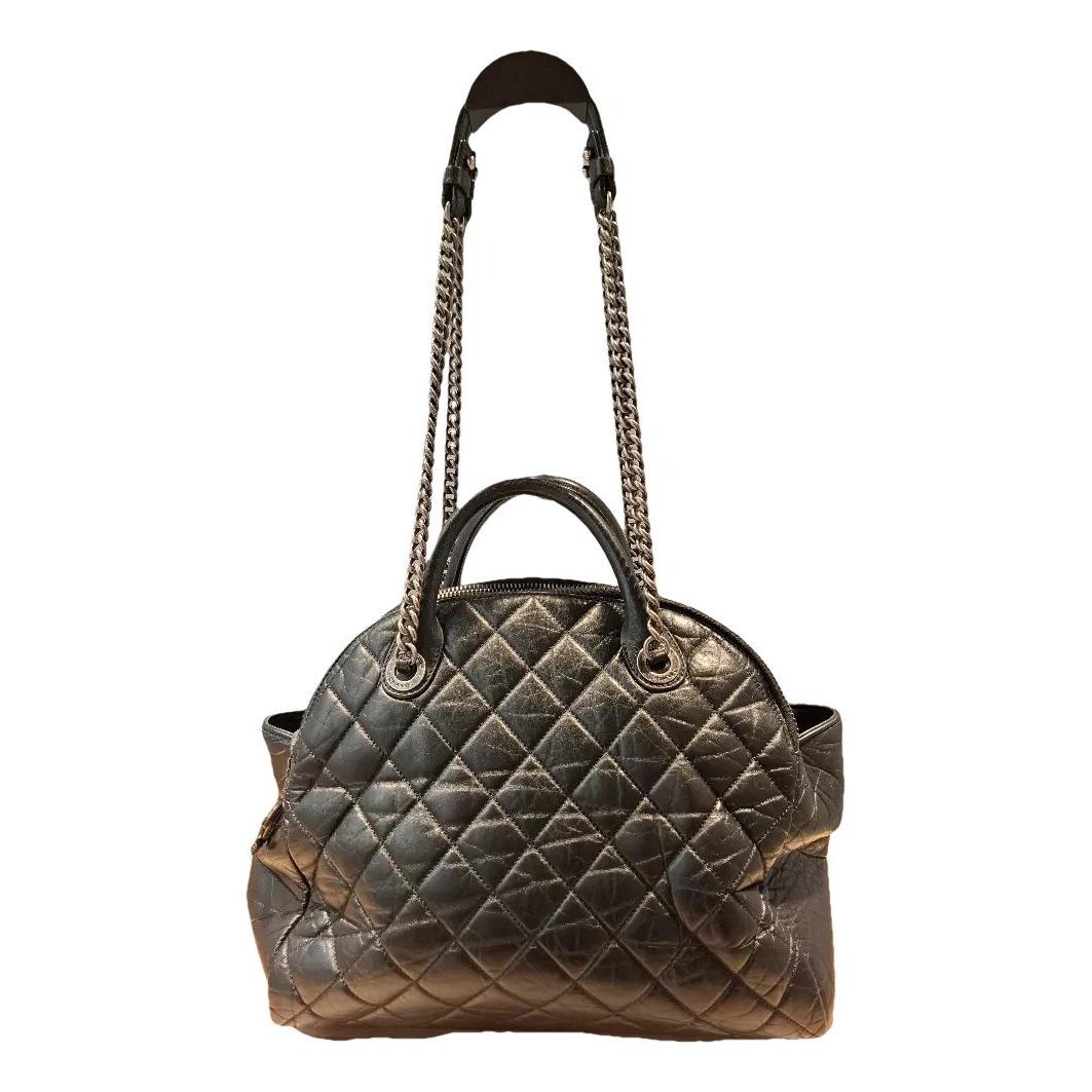 Leather tote