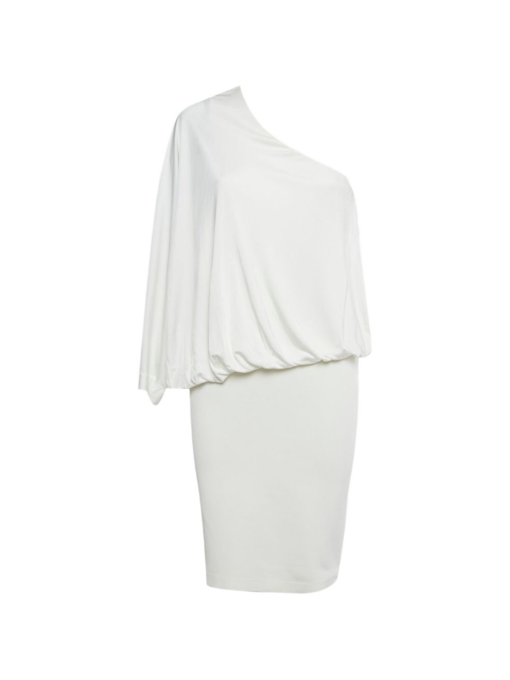 one-shoulder midi dress