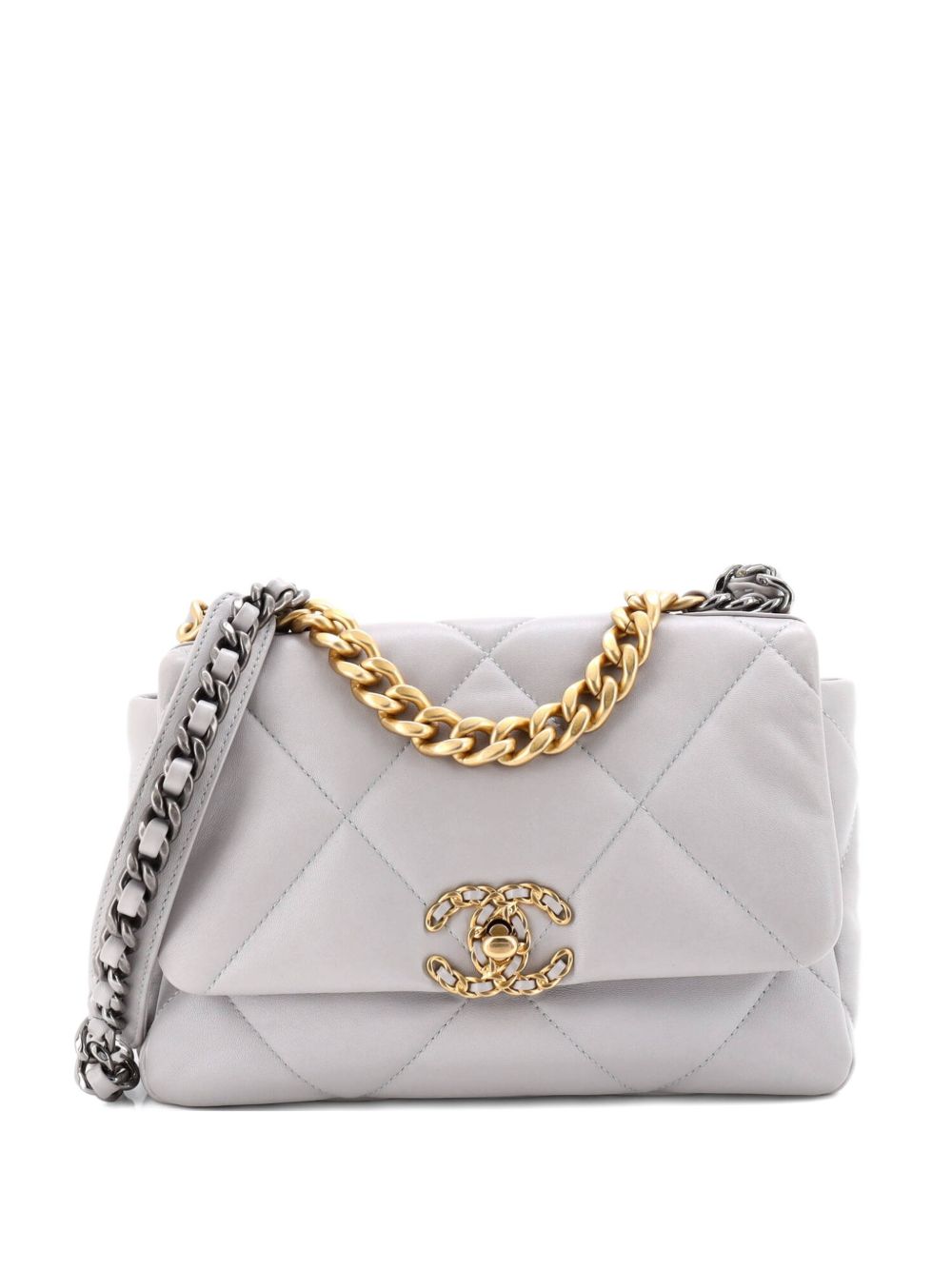 19 Flap Bag Quilted Leather Medium crossbody bag
