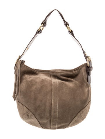 Suede Shoulder Bag