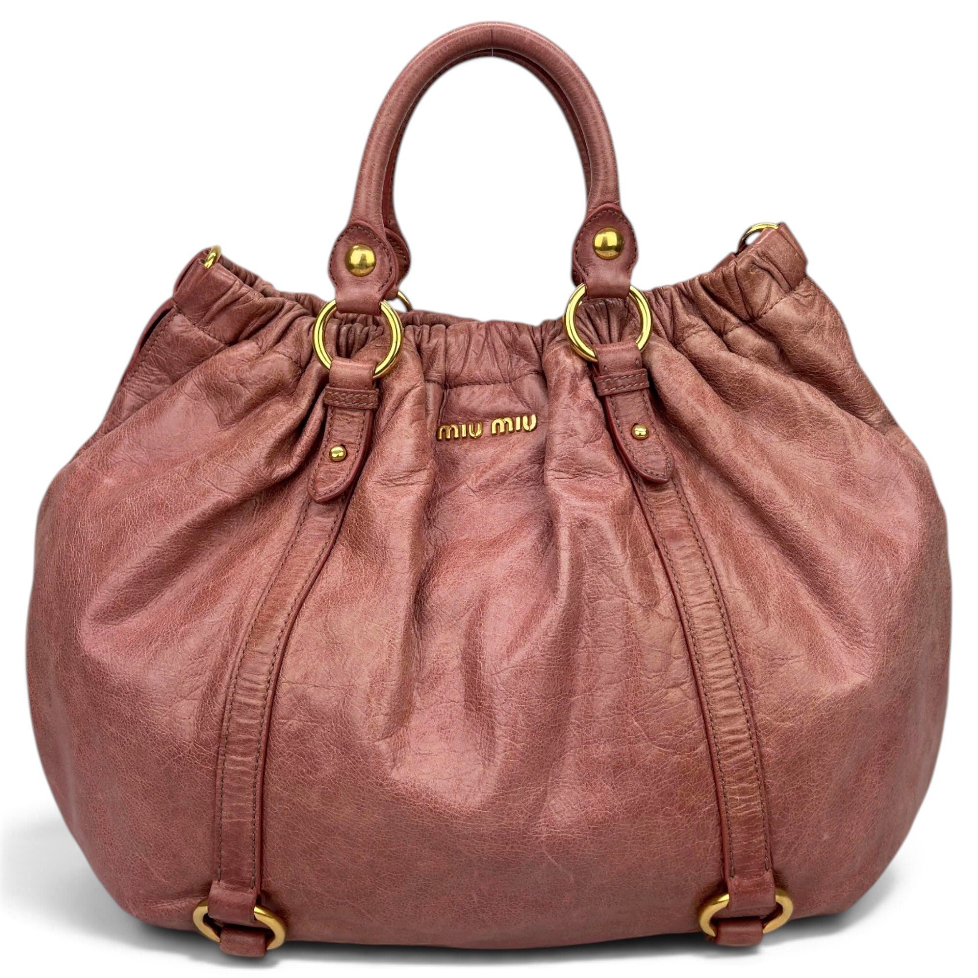 Vitello leather handbag