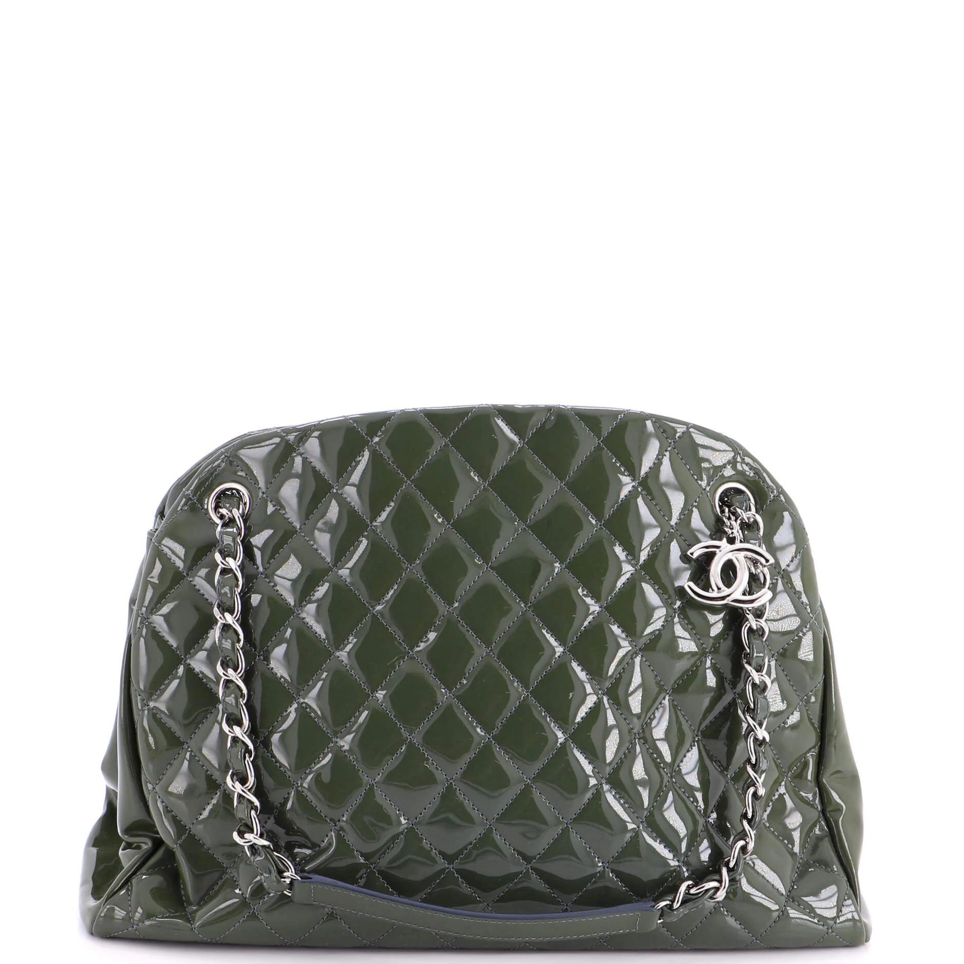 Patent leather bowling bag