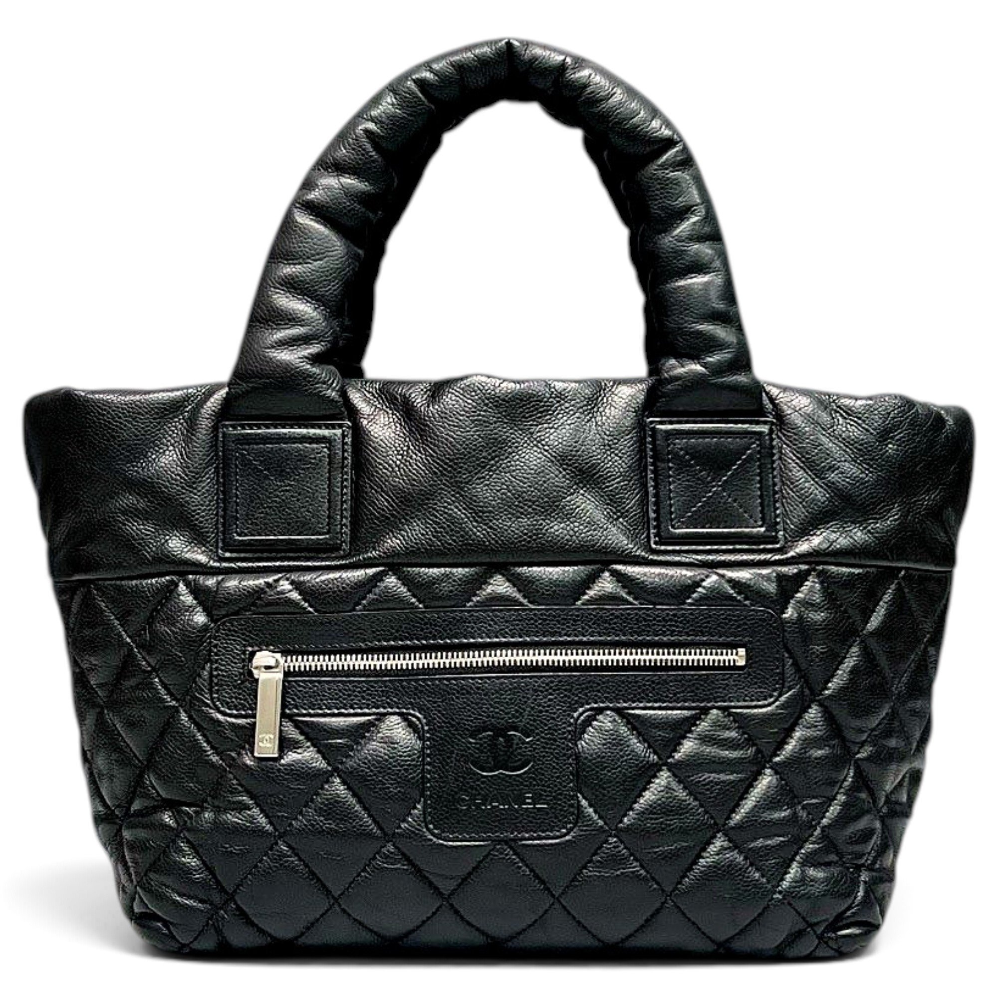 Cocoon leather handbag