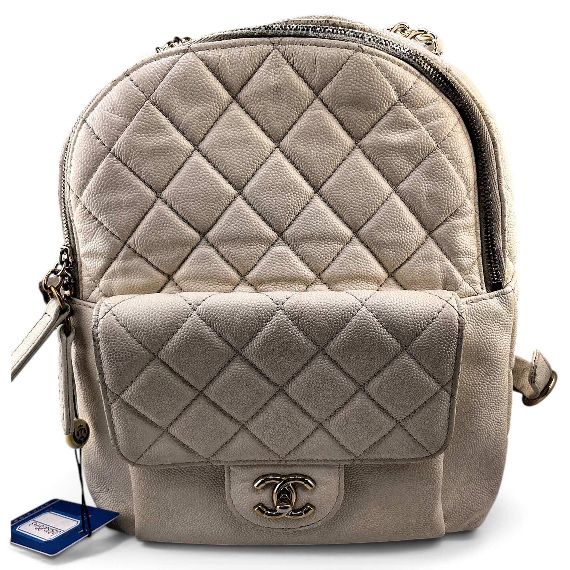 Leather backpack