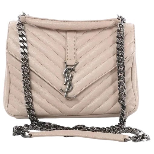 Collége monogramme leather handbag