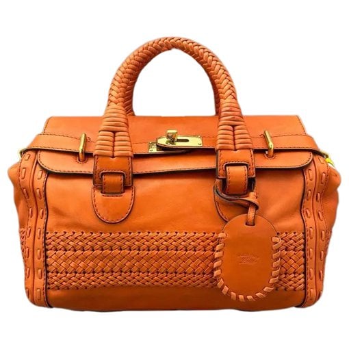 Leather handbag