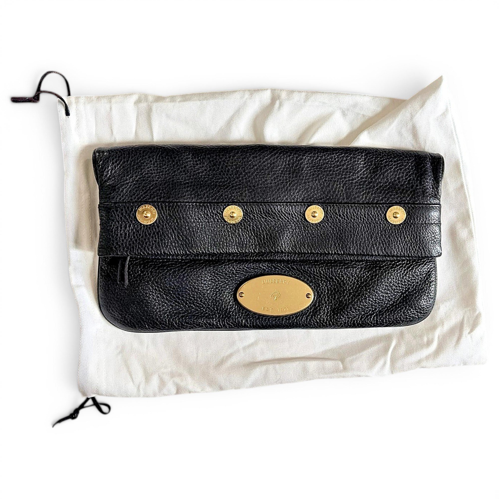 Mulberry Leather clutch bag