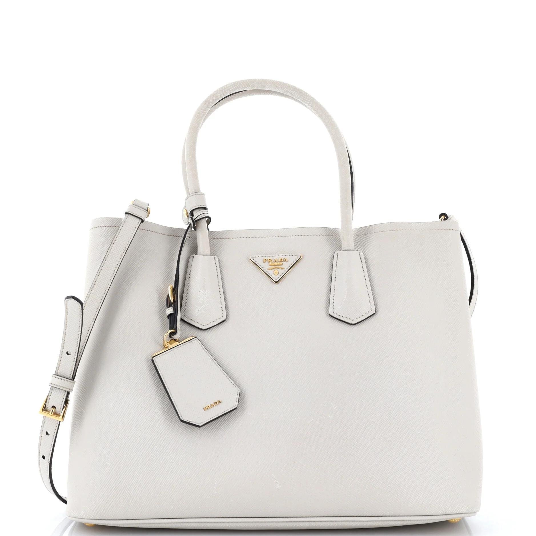 Leather tote
