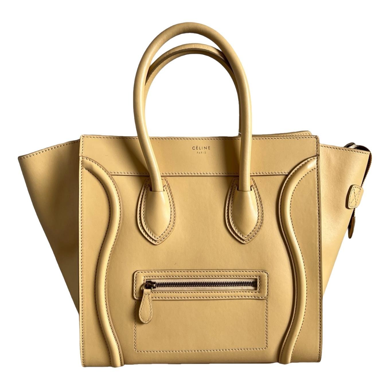 Luggage leather tote