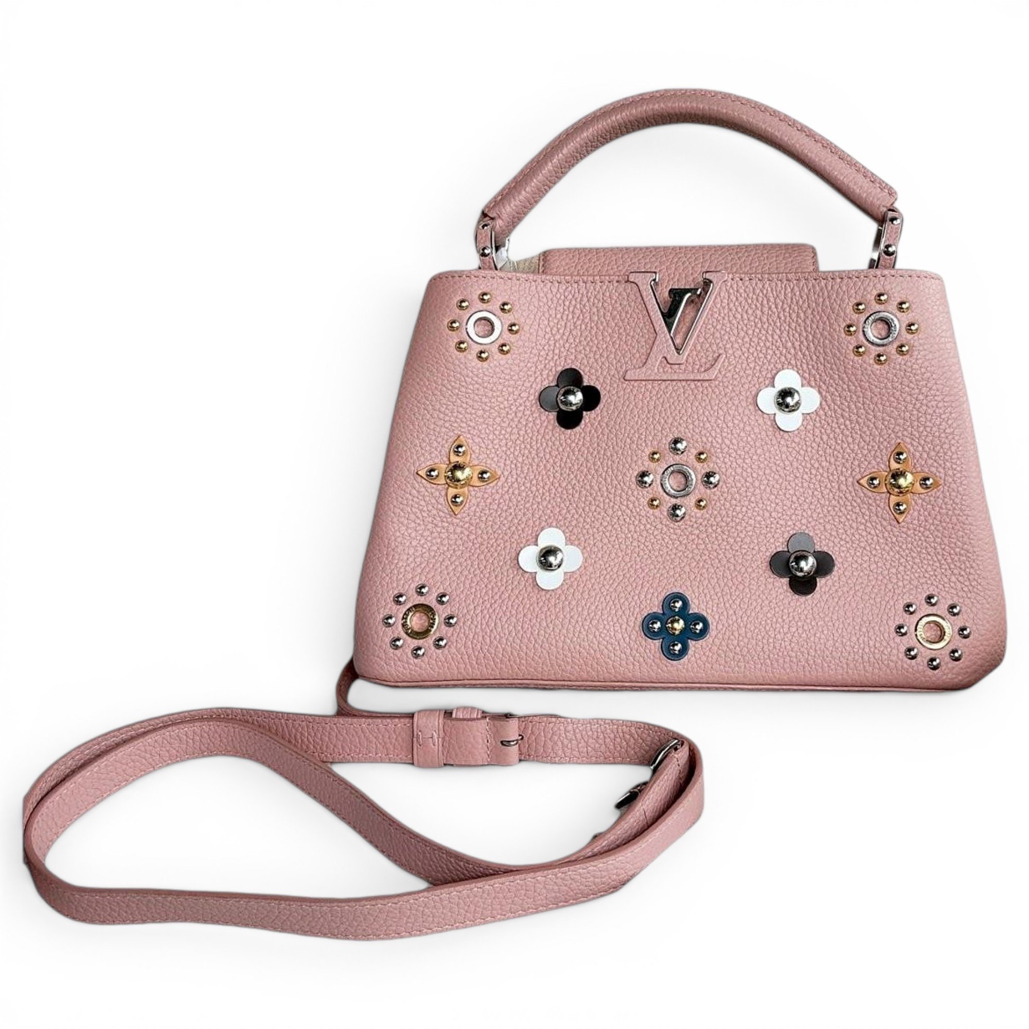 Capucines leather handbag