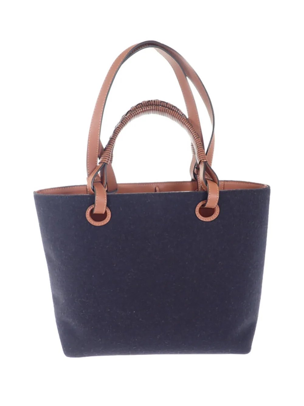2000-2026 Small Love Anagram Wool Tote satchel