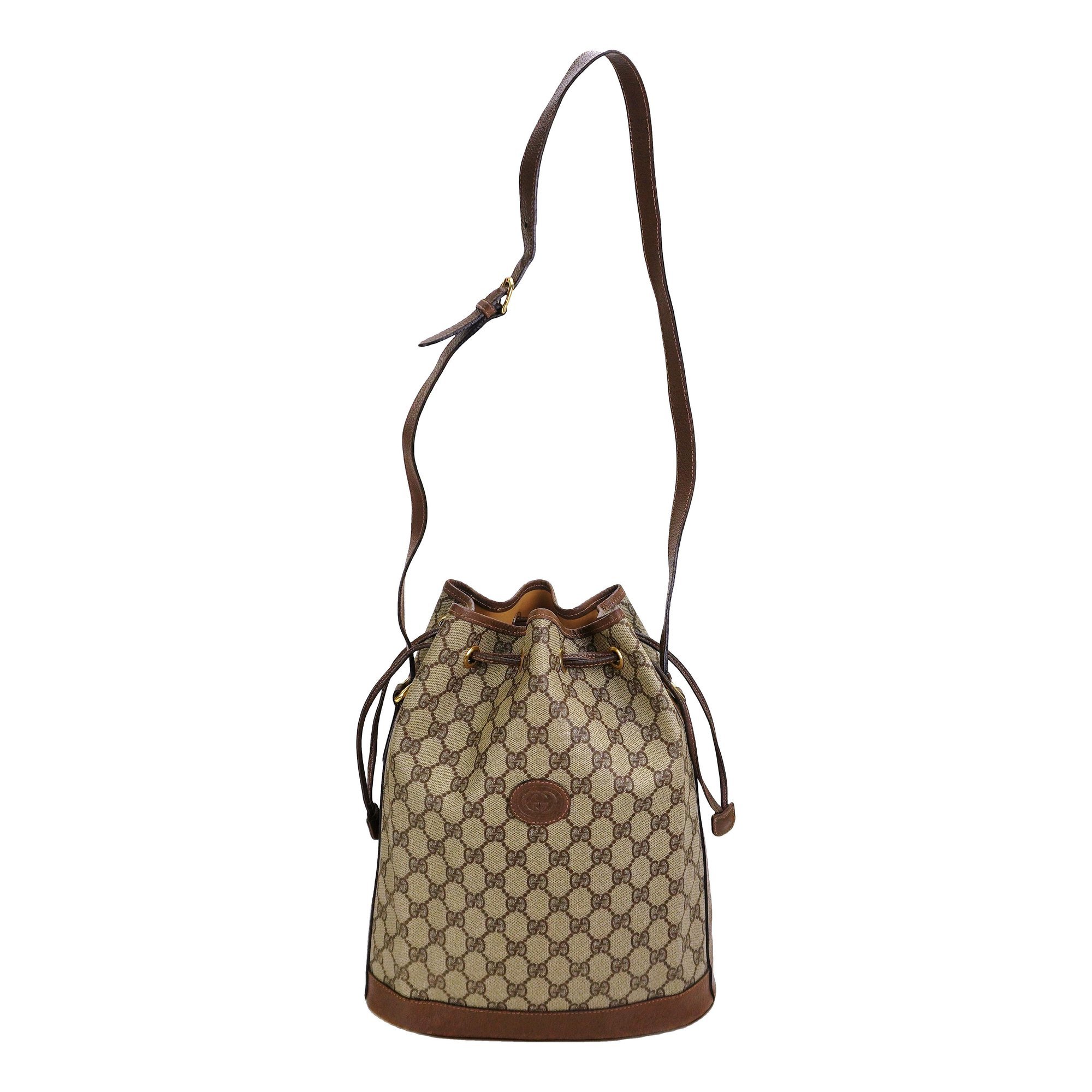 Ophidia Bucket leather crossbody bag