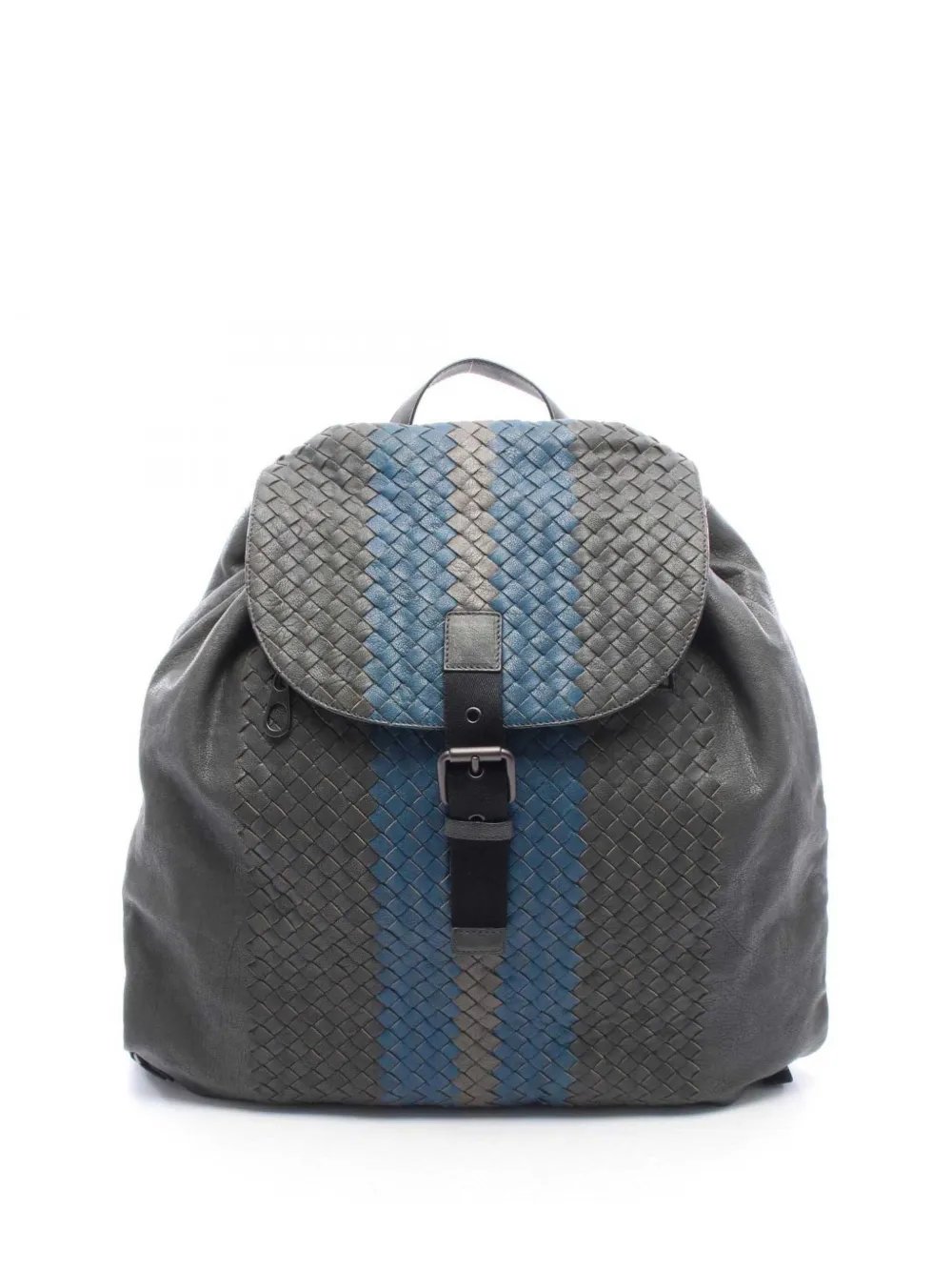 2012-2026 Nappa Intrecciato Drawstring Flap backpack