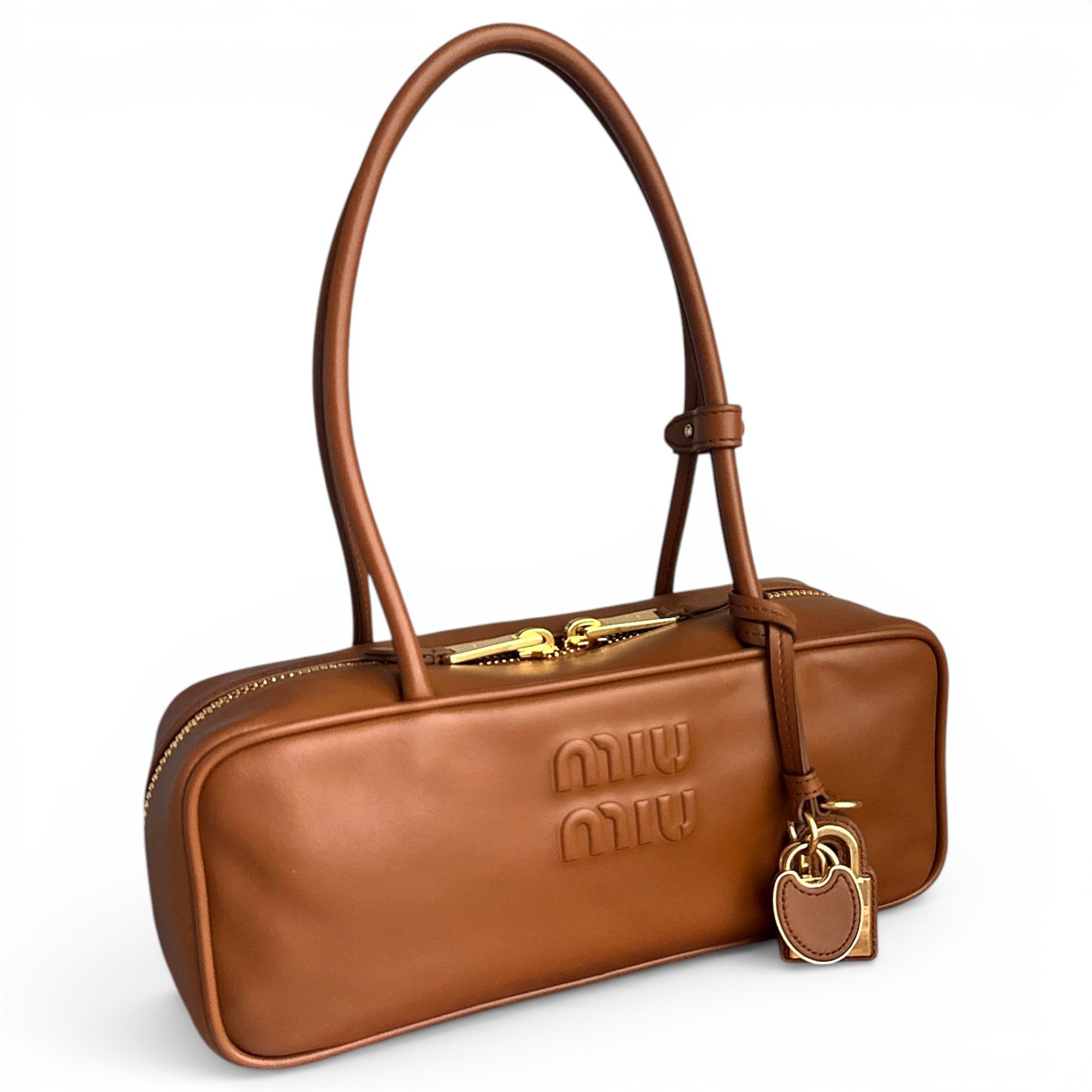 Beau leather handbag