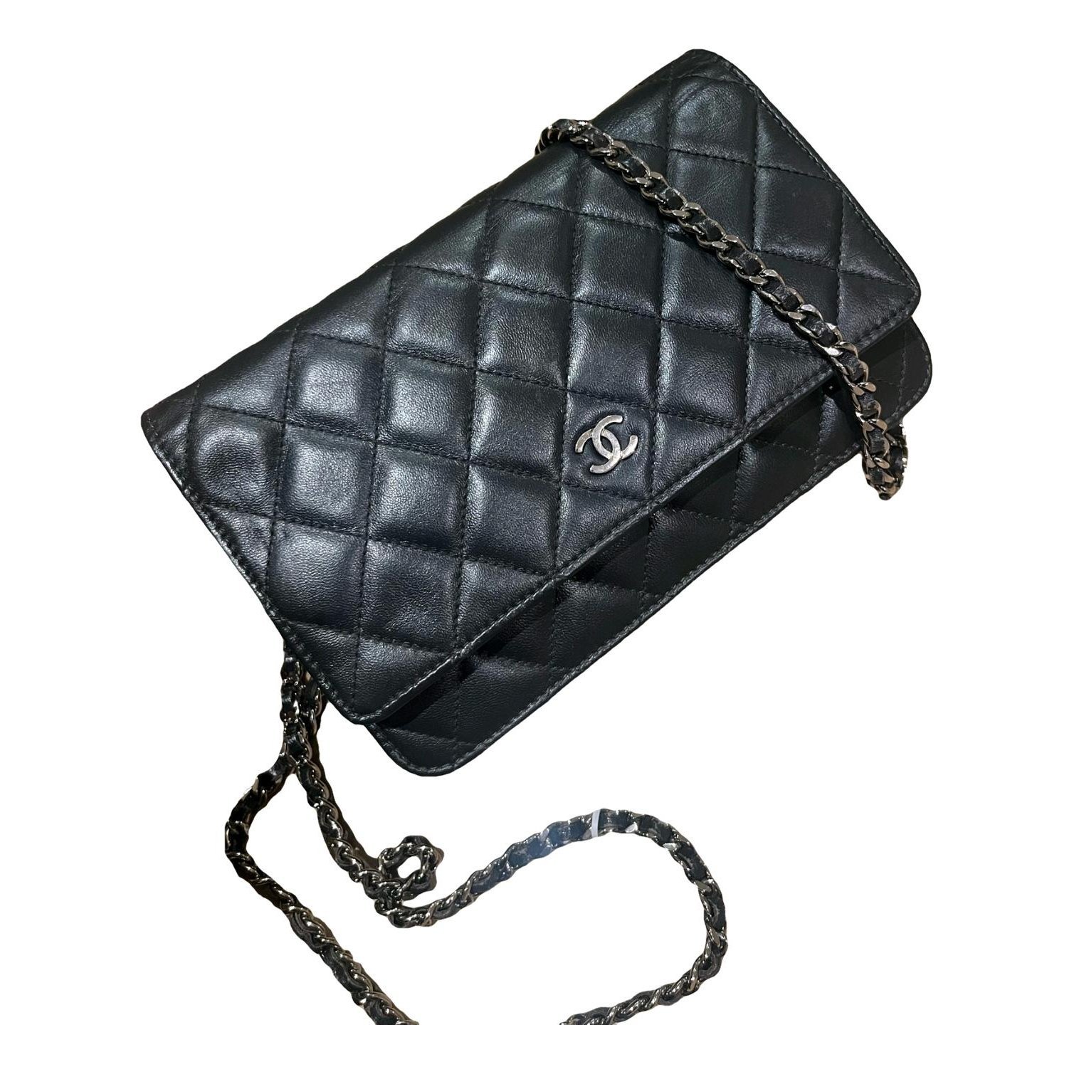 Wallet On Chain Timeless/Classique leather crossbody bag