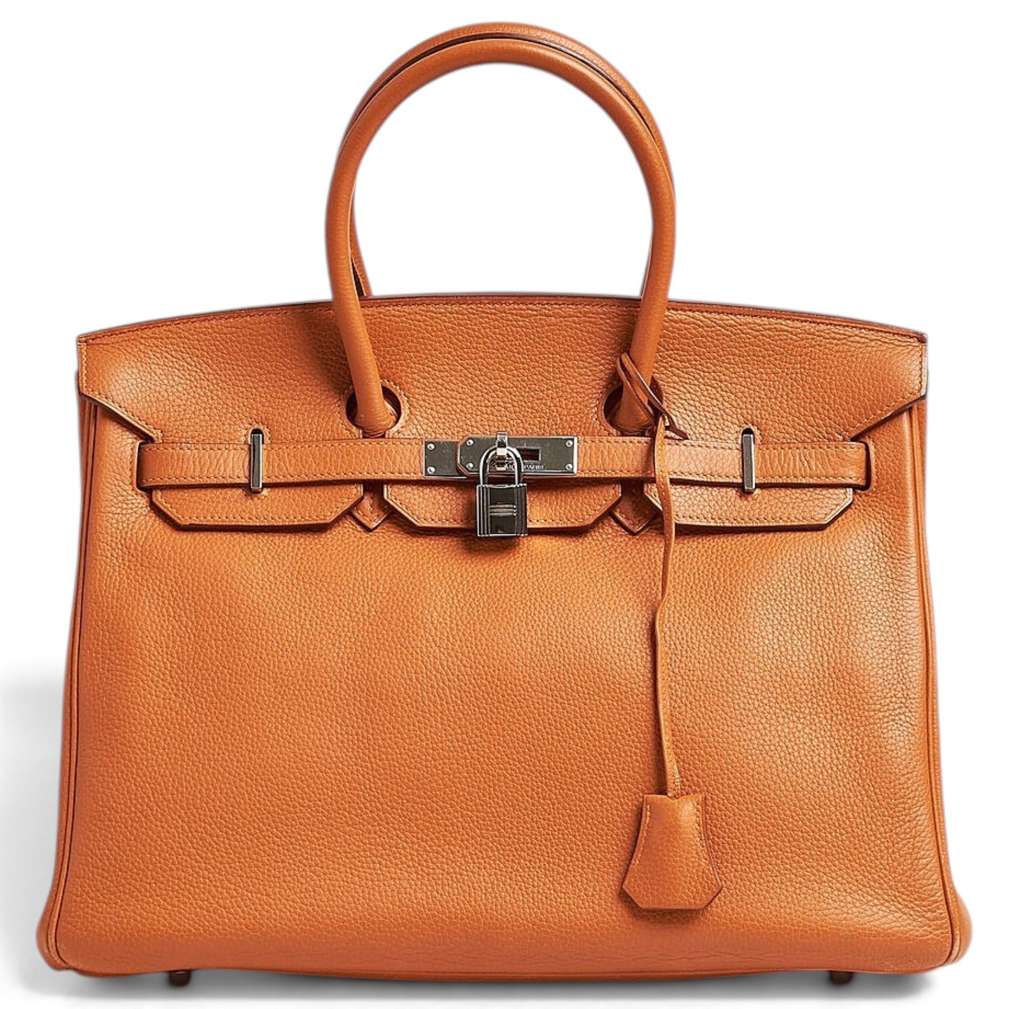Hermes Birkin 35 Handbag Togo Leather 1984