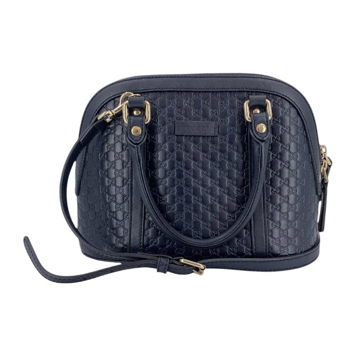 Dôme leather handbag