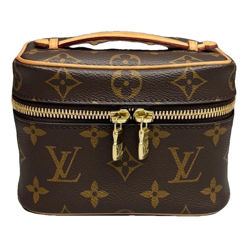 Vanity leather handbag