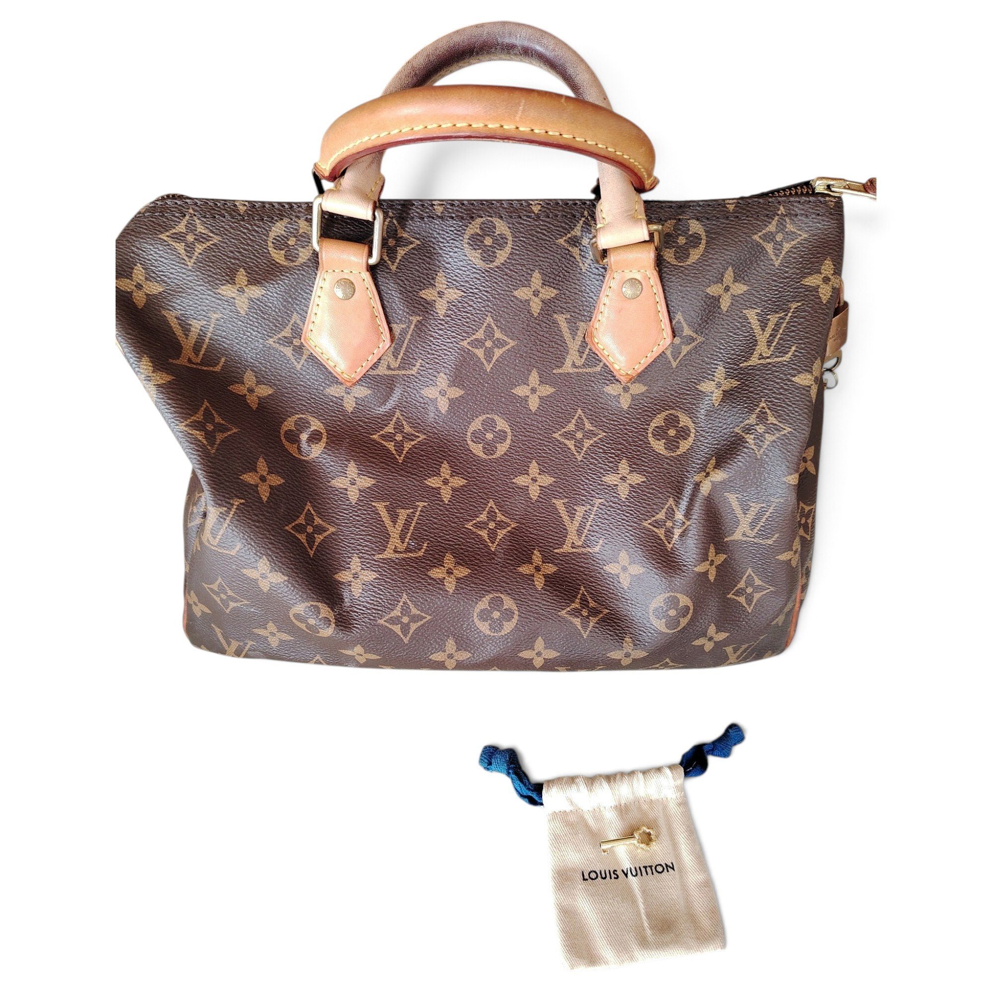 Speedy leather handbag
