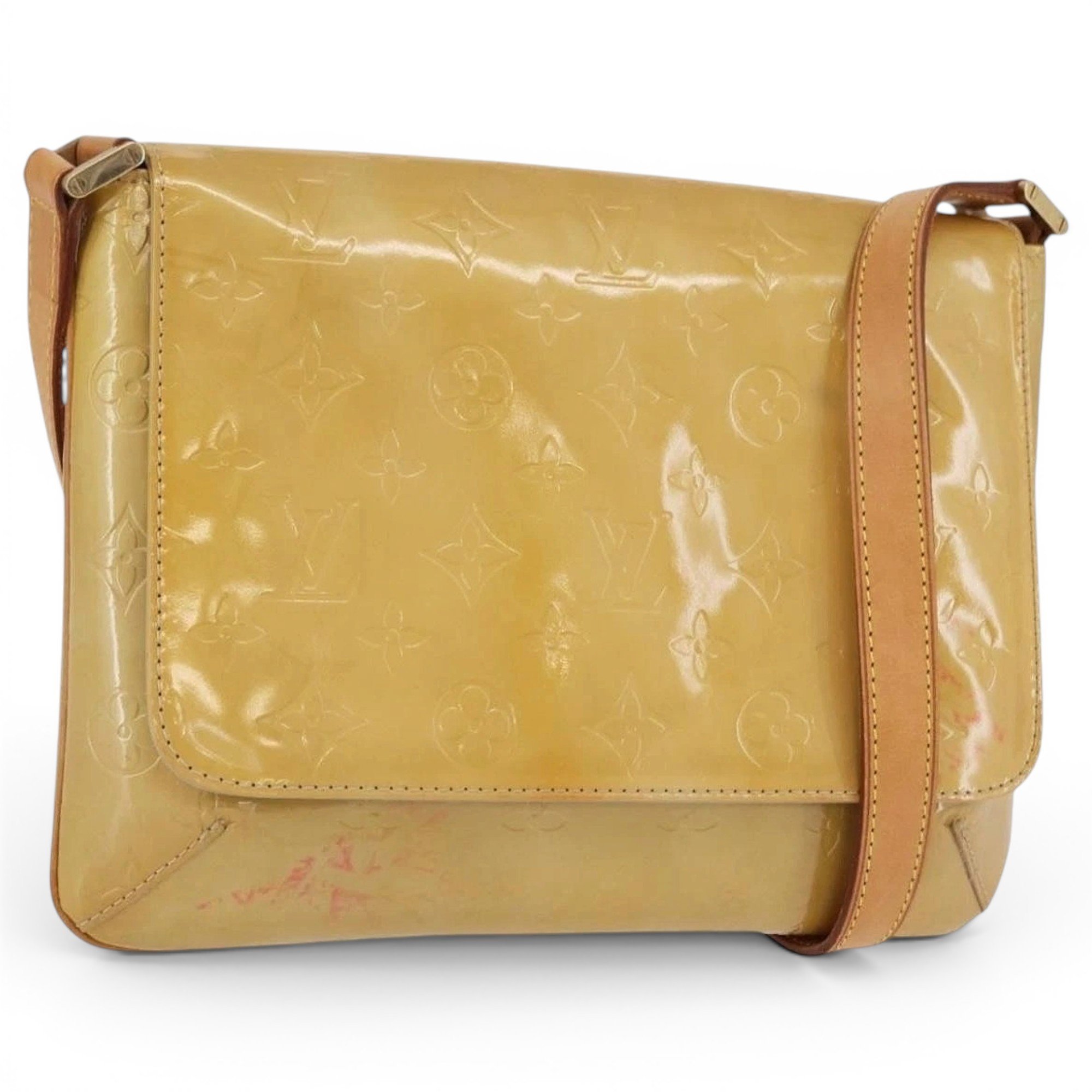Thompson patent leather handbag