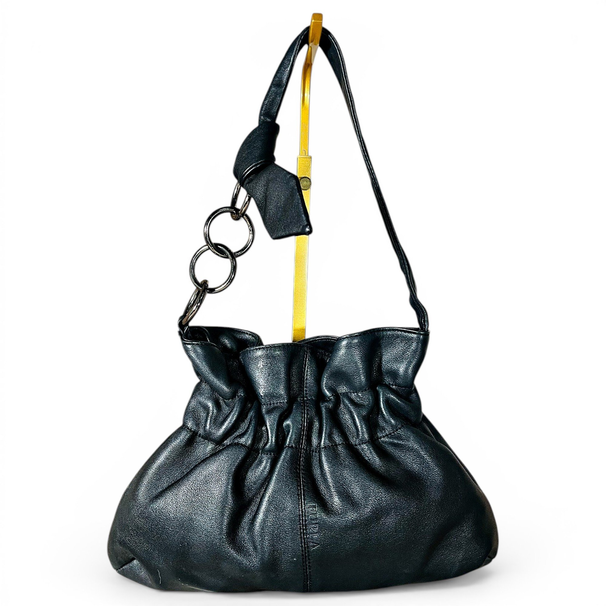 Leather handbag