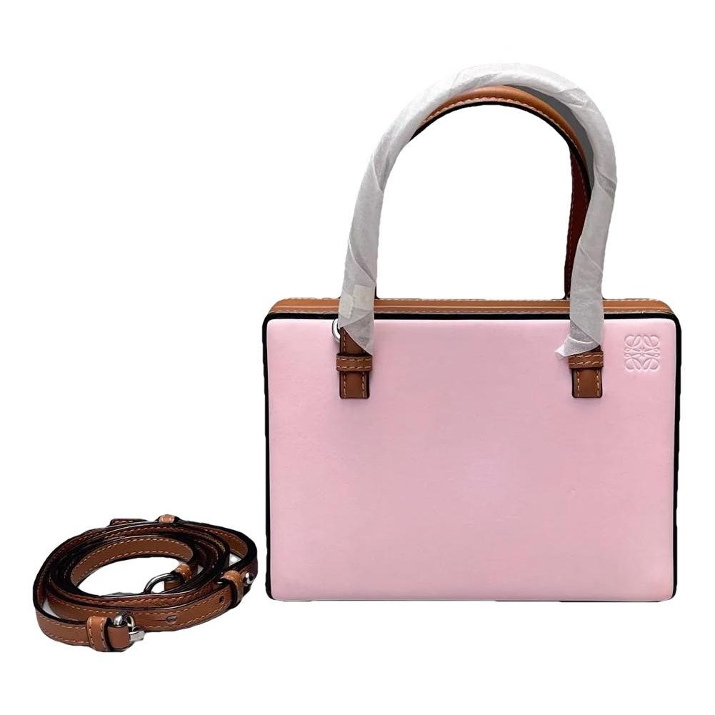 Postal leather crossbody bag