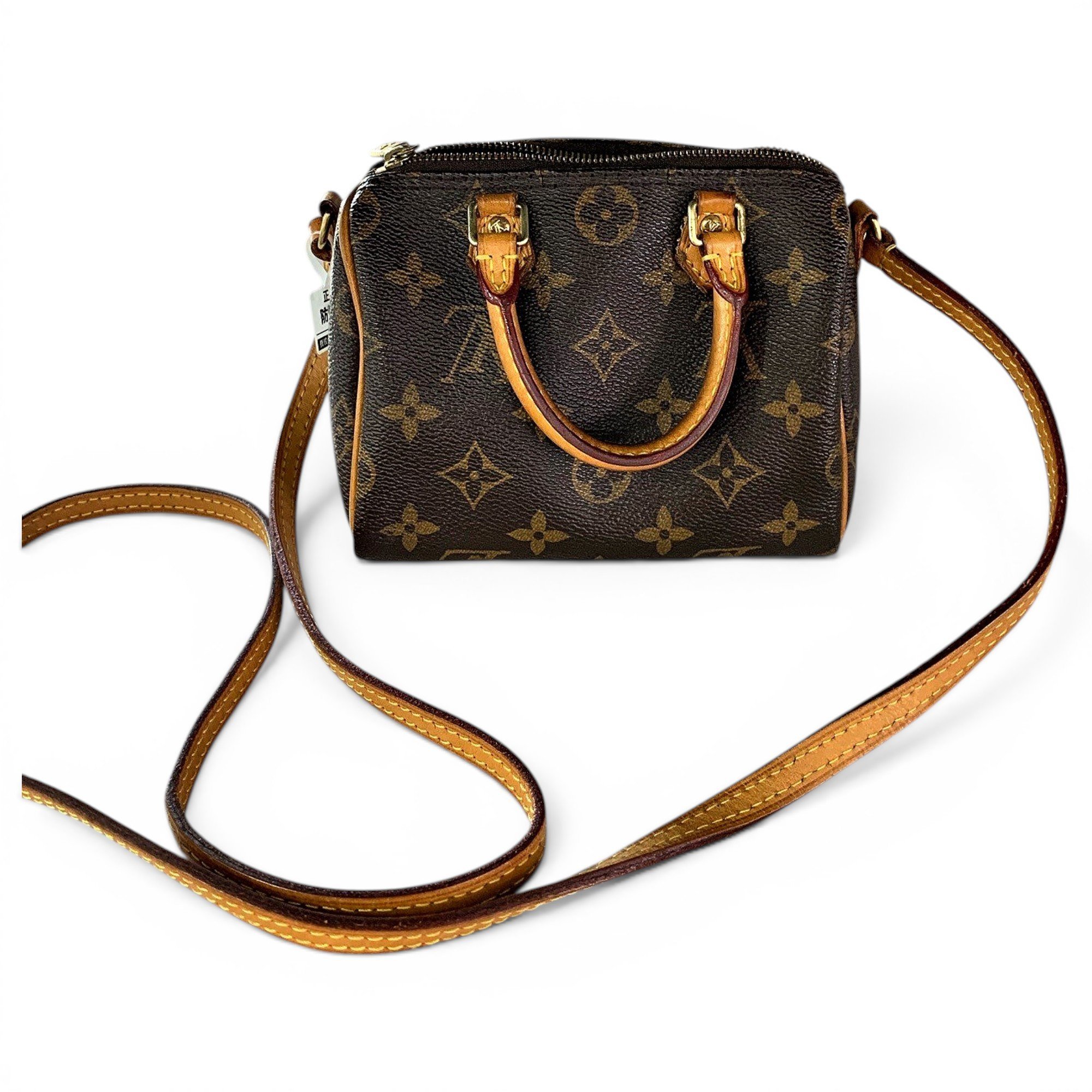Louis Vuitton Nano Speedy / Mini HL leather handbag