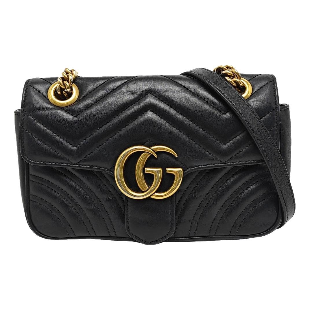 GG Marmont Flap leather handbag