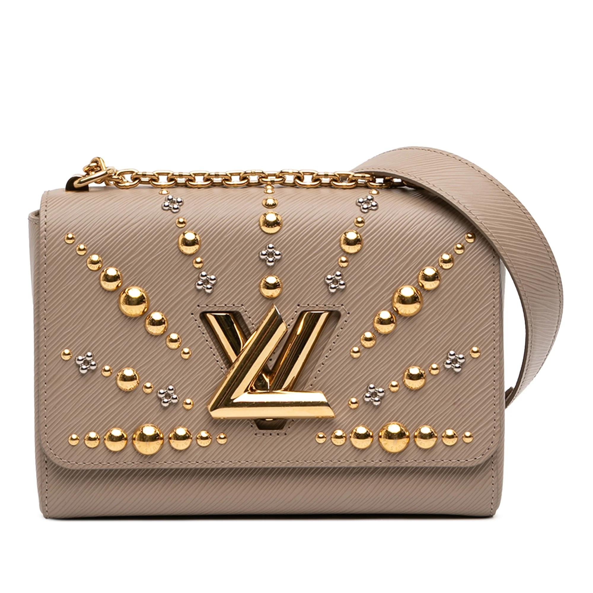 Twist leather handbag