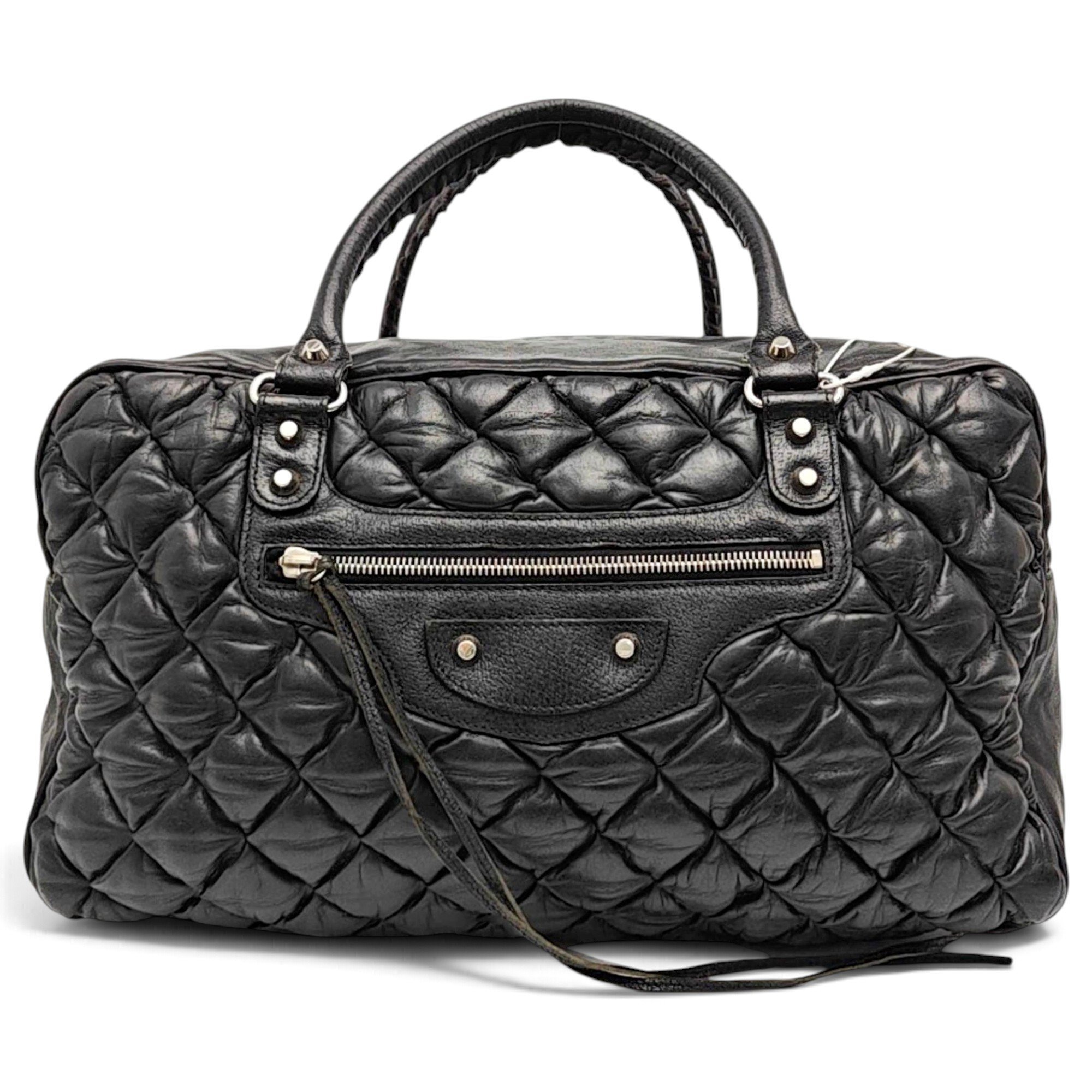 Leather tote