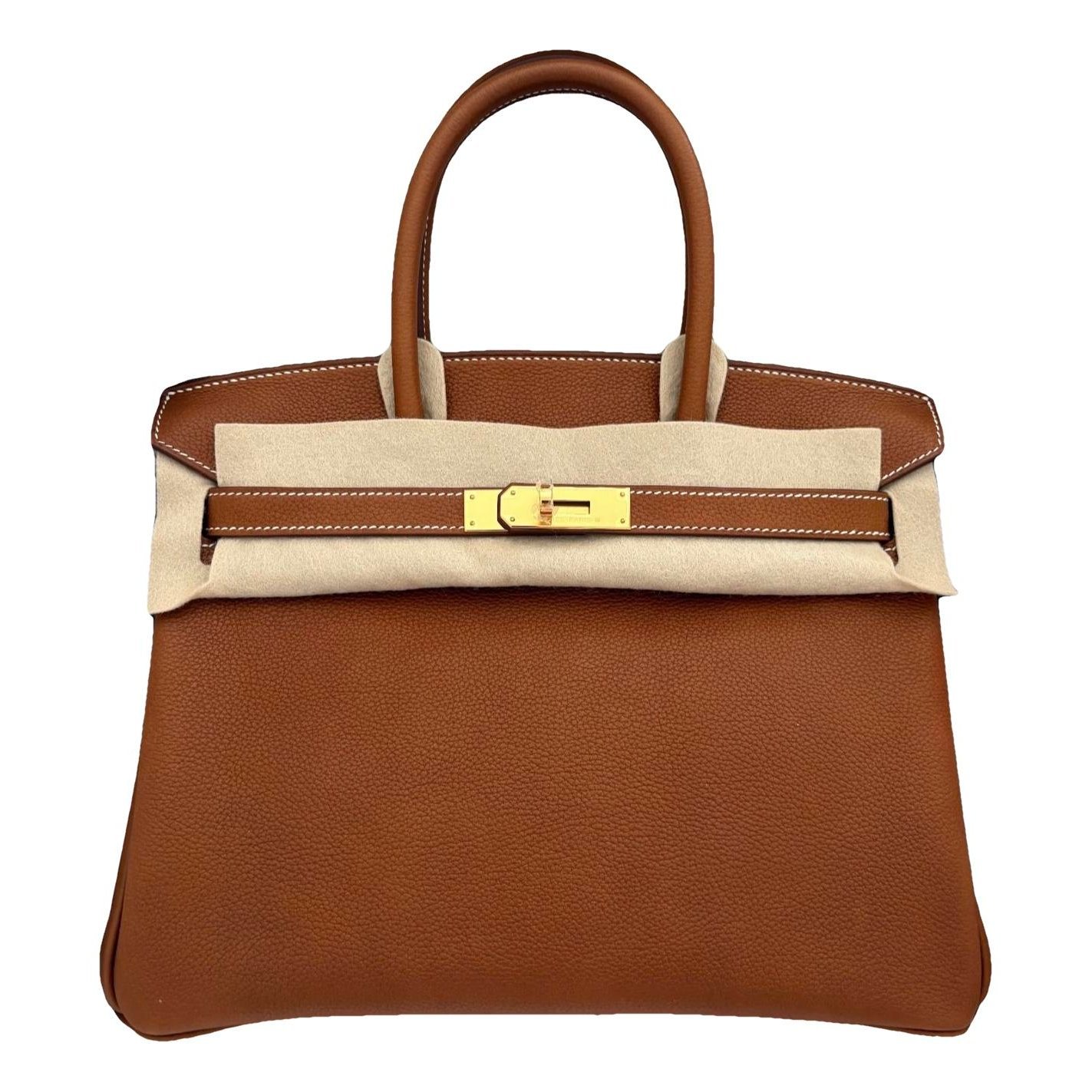 Birkin 30 leather handbag