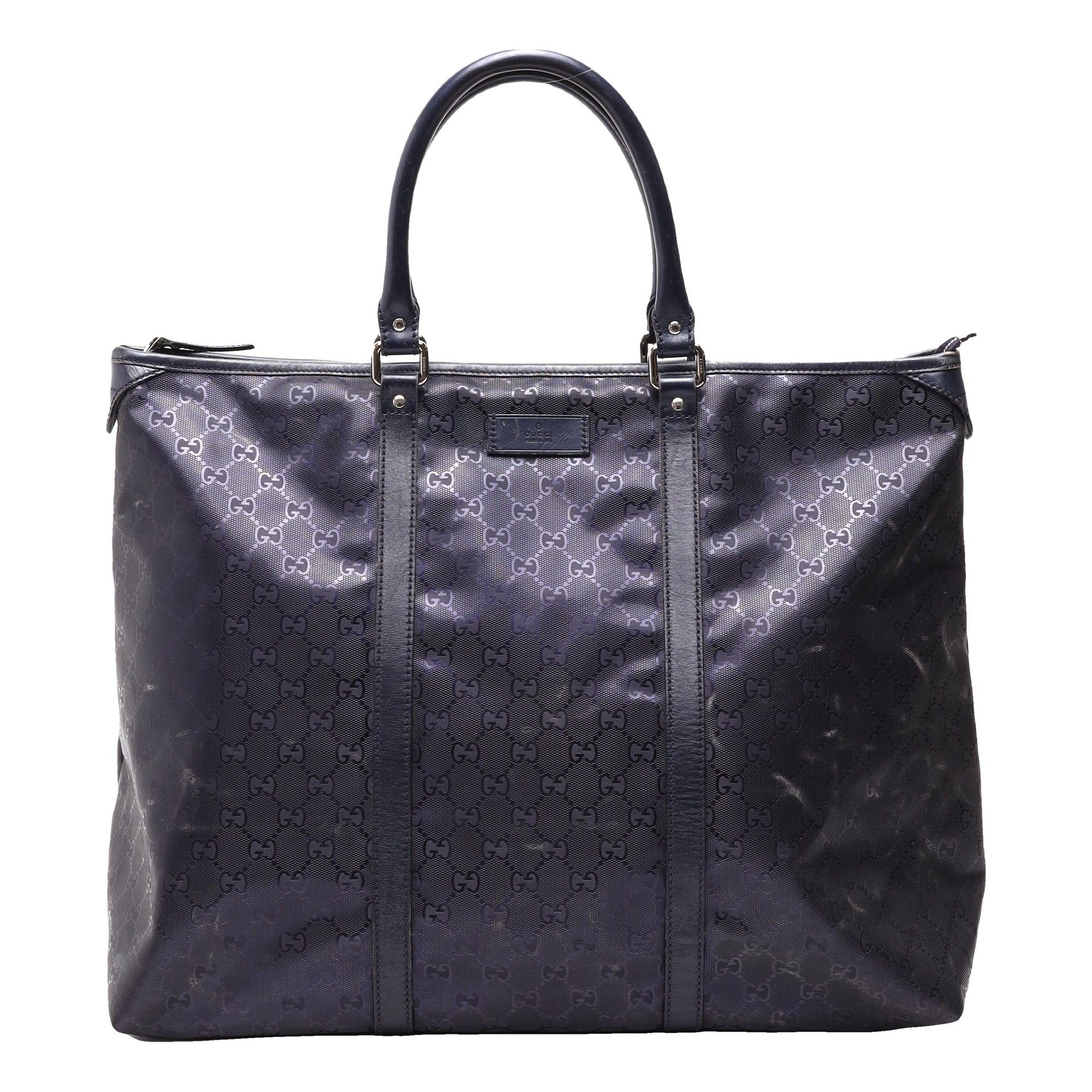 Leather tote