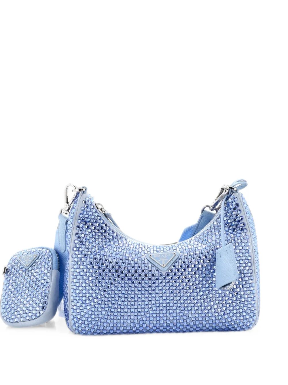 Re-Edition 2005 Shoulder Bag Crystal Embellished Satin Small crossbody bag