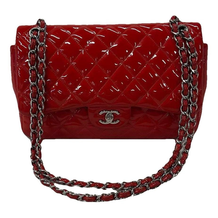 Timeless/Classique patent leather handbag