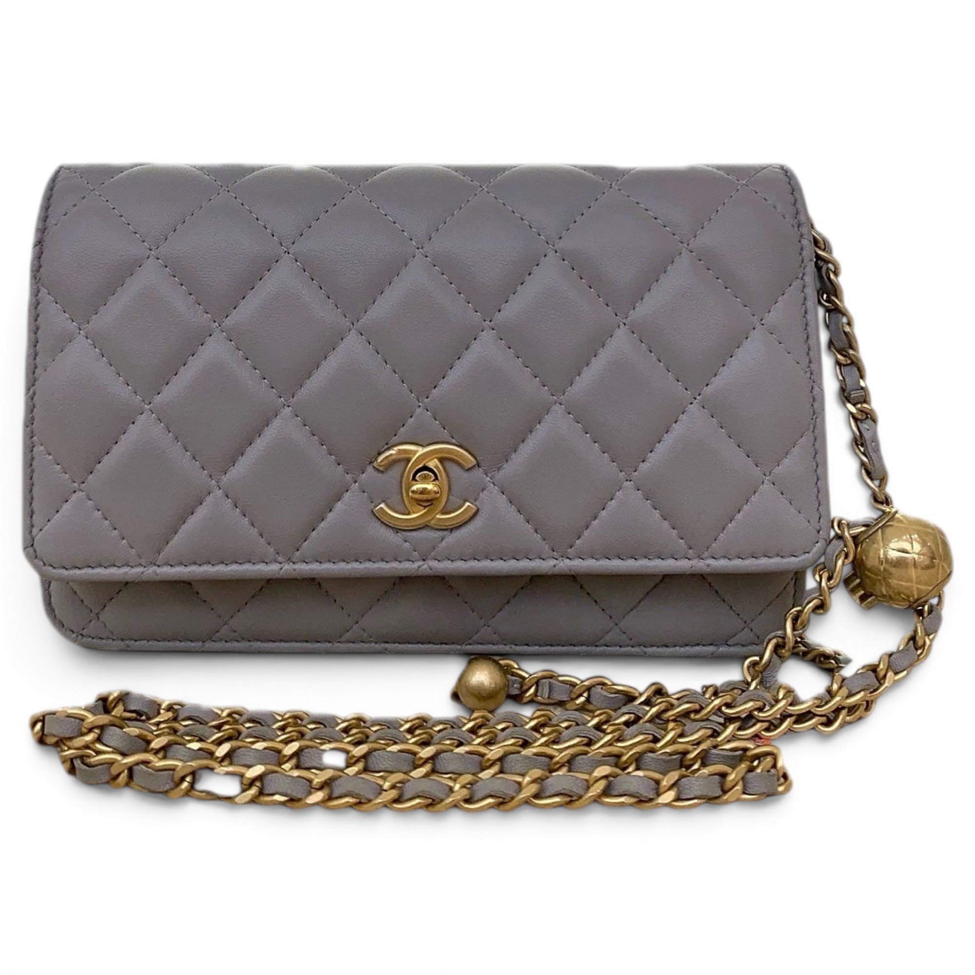 Wallet On Chain Timeless/Classique leather handbag