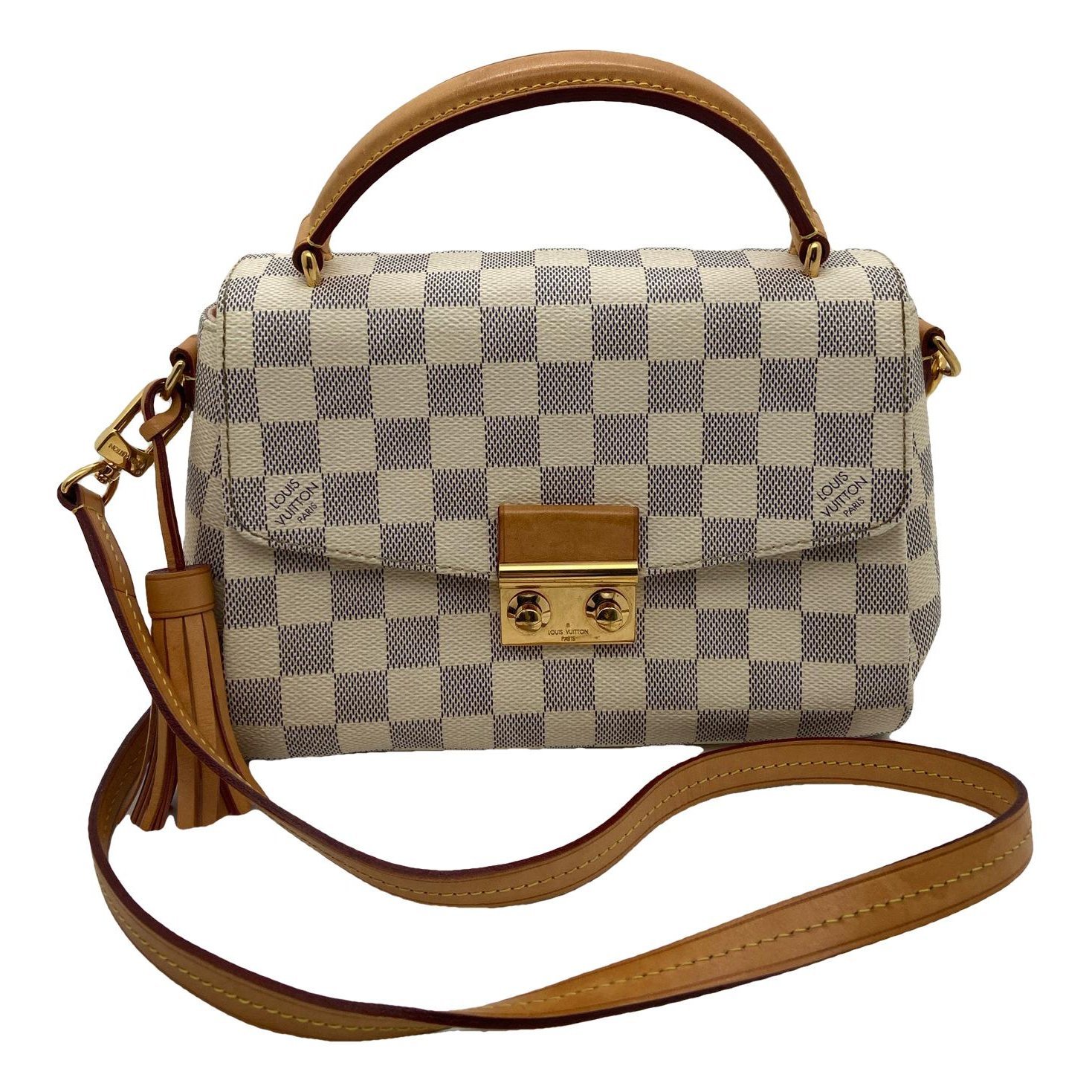 Croisette leather handbag