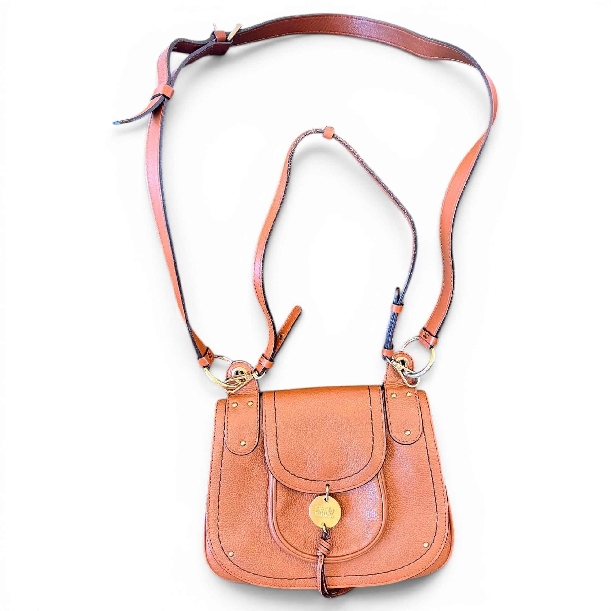 Leather crossbody bag