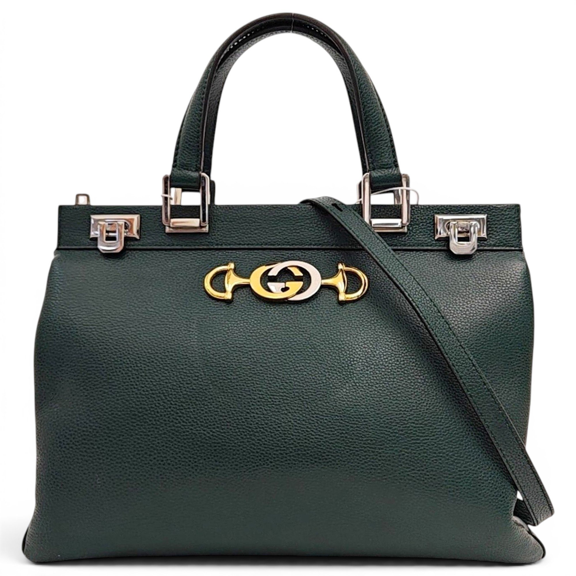 Zumi leather handbag
