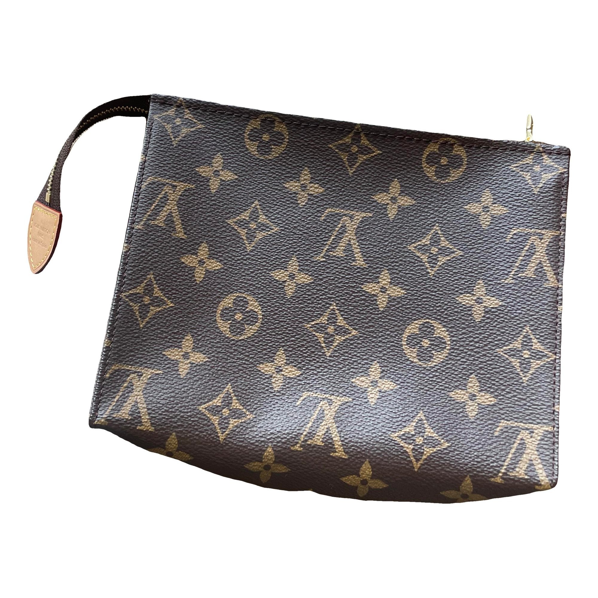 Leather clutch bag